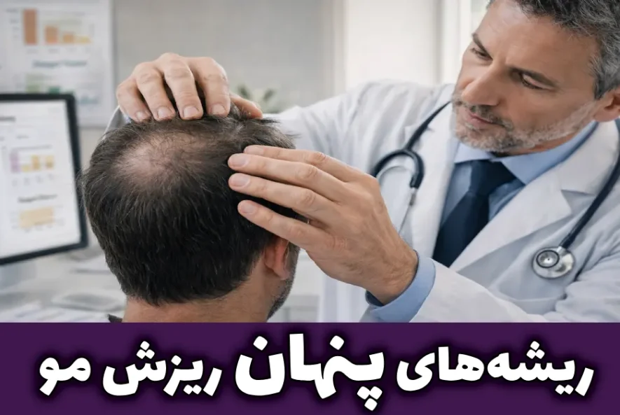 چکاپ ریزش مو برای بررسی ریشه‌های پنهان ریزش مو