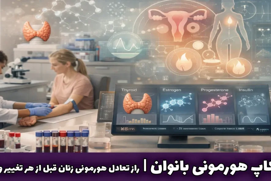 چکاپ هورمونی بانوان راز تعادل هورمونی زنان قبل از هر تغییر وزن