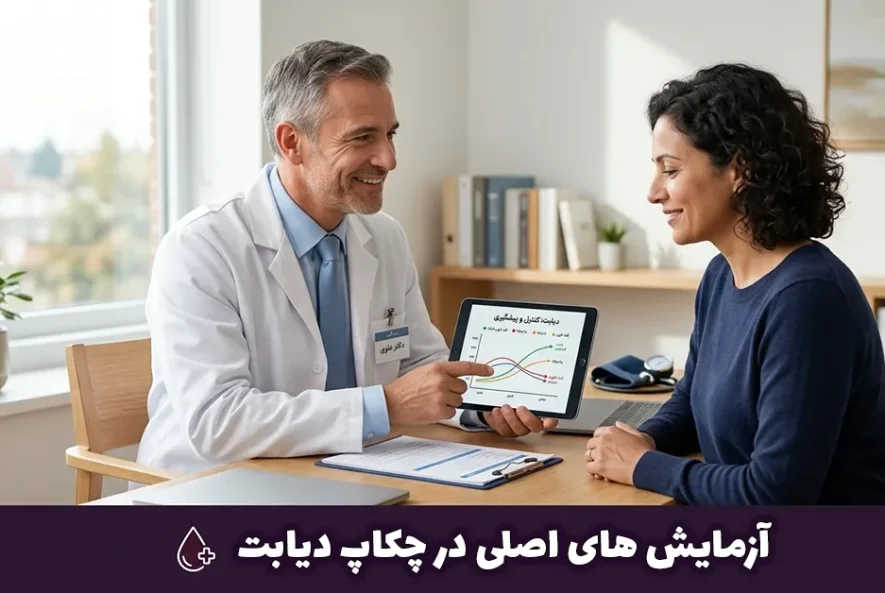 آزمایش های کلیدی در چکاپ دیابت | راهنمای کامل پیشگیری و کنترل