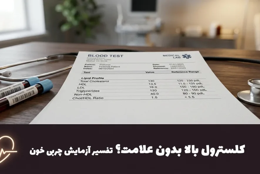 تفسیر دقیق آزمایش خون برای تشخیص کلسترول بالا و خطر قلبی