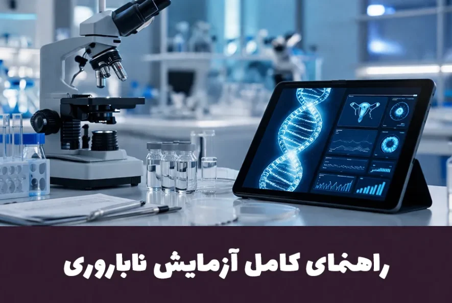 آزمایش ناباروری | راهنمای کامل تشخیص برای زوجین