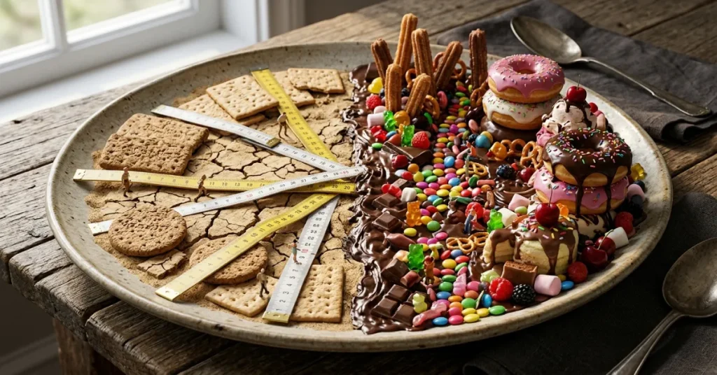 چرخه محدودیت شدید و پرخوری عصبی