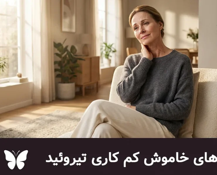 نشانه خاموش کم کاری تیروئید