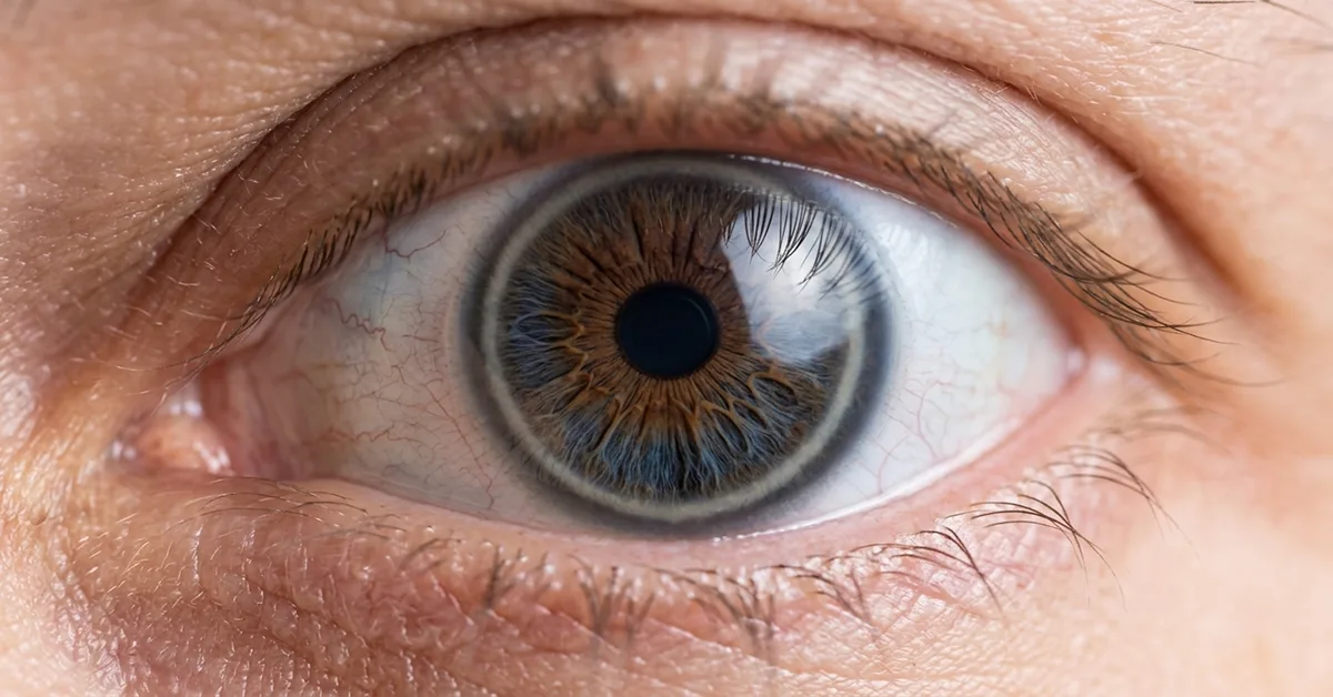 حلقه خاکستری دور چشم نشانه چربی خون