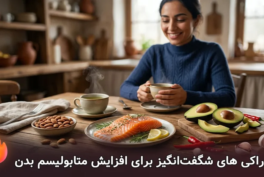 خوراکی های شگفت‌انگیز برای افزایش متابولیسم بدن