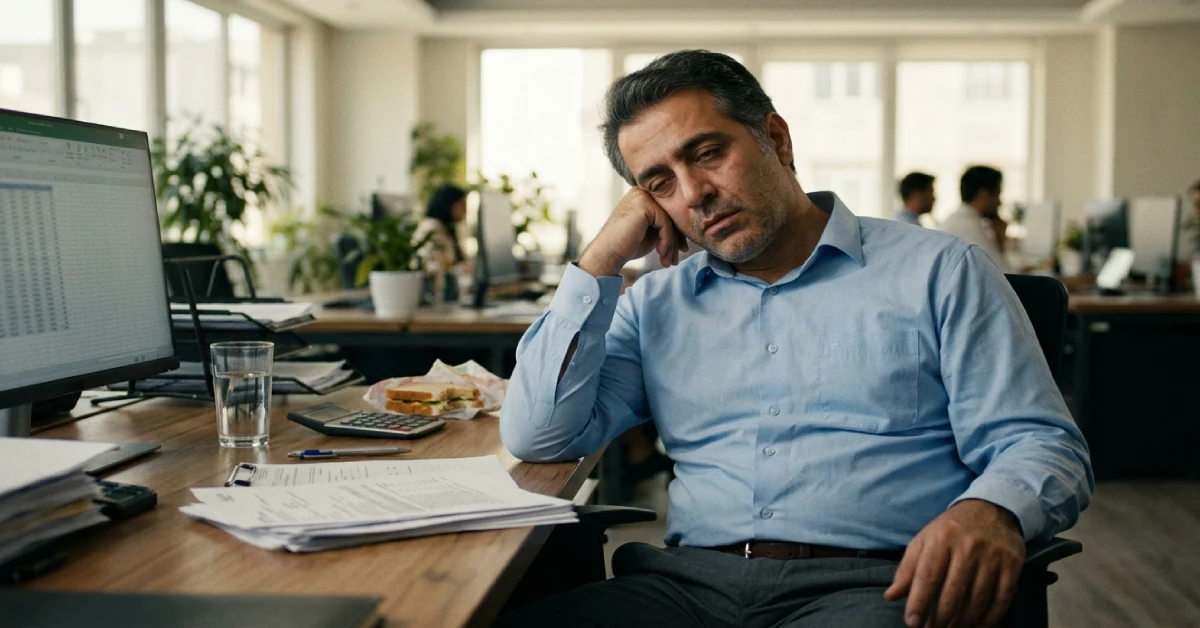 خستگی مفرط، کسالت و بیحالی روزانه ناشی از داغ شدن و ضعف کبد